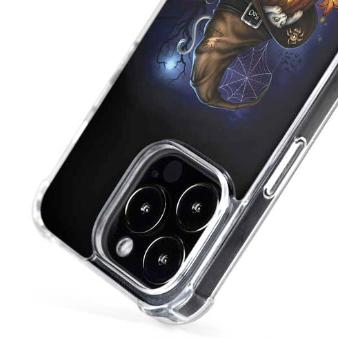 Halloween Cat and Jack O Lantern Pumpkin by Sarah Richter iPhone 16 Pro MagSafe Case